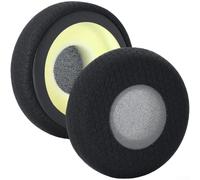Zeroupshop Cuscinetti auricolari di ricambio compatibili con cuffie Jabra per Evolve 20, 20se, 30, 30II, 40, 65, 65+, in pelle proteica e memory foam, per un maggiore comfort e isolamento acustico (E)