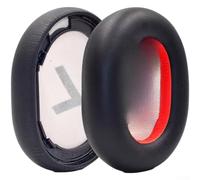 Zeroupshop Cuscinetti auricolari di ricambio, per cuffie Plantronics BackBeat Pro 2 e 8200UC, in morbida similpelle, per una facile installazione, colore nero (A)