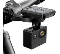 zeroupshop Edge Computer Staffa di Montaggio Per Garmin Edge 25 130 200 500 530 800 830 Serie GPS Bike Computer Con Fotocamera Mount Per Manubrio