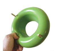 Zeroupshop Guarnizione WC senza cera, guarnizione in plastica a prova di perdite per una facile installazione, flangia rotonda verde di ricambio adatta alla maggior parte dei WC standard, dimensioni