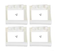 zeroupshop Igloo - Maniglia di ricambio per refrigeratore Igloo, in plastica bianca, confezione da 4 pezzi, kit di riparazione per refrigeratore con ruote, serie Ultra Latitude Profile Marine Ultra