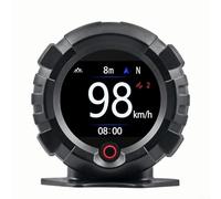 Zeroupshop Inclinometro digitale per auto GPS con display Head Up per Off-Road Pitch Angle Altitude Latitude Monitoring nero, per una navigazione fuoristrada sicura