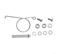 Zeroupshop Kit di strumenti per la rimozione di mulinelli da pesca con rondelle per cuscinetti a albero, viti, guarnizioni per baitcasting, spinner, riparazione, manutenzione, metallo argentato, 1 set