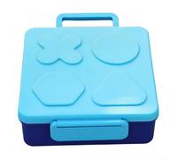 zeroupshop Lunch Box Multi Scomparto per Scuola e Asilo per sicura Lunch(Blue)