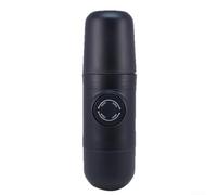 zeroupshop Macchina per caffè espresso manuale, portatile, tascabile, per escursioni e ufficio, pompa manuale non elettrica, 20 x 6 cm, colore: nero