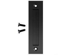 zeroupshop Maniglia piatta moderna per porta da fienile, lunghezza 21,6 cm, con finitura verniciata a polvere, per porte scorrevoli interne