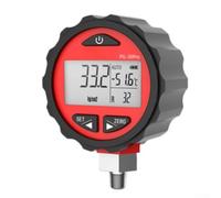 Zeroupshop Manometro digitale PG-30PRO con interfaccia filettata NPT da 1/8", allarme di sovraccarico, retroilluminazione e struttura robusta per un rilevamento affidabile della pressione (alta