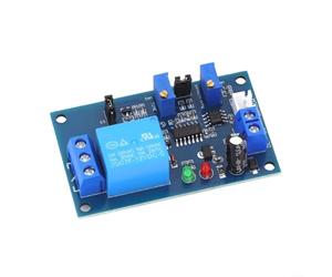 Zeroupshop Modulo relè sensibile alla luce da 12 V con timer di ritardo regolabile 1-200s, interruttore fotosensore di controllo del carico 10 A per illuminazione a LED DC 5 V/12 V/24 V lampione