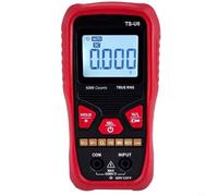 Zeroupshop Multimetro digitale 6000 conteggi Auto-Ranging NCV Live Wire ID retroilluminazione torcia custodia in silicone per AC DC Resistenza Tensione Capacitanza Diodo Continuità TS-U7 (TS-U6)