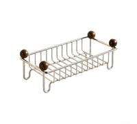 zeroupshop Organizer Bagno per acciaio Antiruggine Fori Organizer Bagno | Struttura traforata, asciugatura rapida, niente ristagni, per acciaio , design moderno