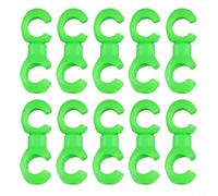 Zeroupshop Organizer per cavi per bicicletta, clip per cavi tipo S/C, per mountain bike da strada, supporto in nylon rinforzato resistente ai raggi UV, per 2-4 cavi, gestione leggera del percorso nero