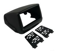 Zeroupshop Pannello autoradio 2 DIN specifico per veicolo con lettore DVD e navigazione touchscreen da 7 pollici per Fiat Doblo 2002-2017, telaio nero resistente con kit di montaggio facile