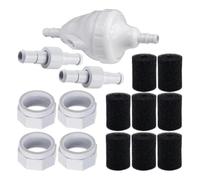 Zeroupshop Parti di ricambio per la pulizia della piscina Kit valvola G52 con raccordi dado tubo D20 Tubi D15 Componenti lumaca per Zodiac North Pole Series