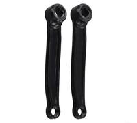 ZEROUPSHOP Pedivella per cyclette da 165 mm, in ferro resistente, con foro quadrato, compatibile con la maggior parte delle macchine da ciclismo indoor, facile da installare, leva del pedale sinistra
