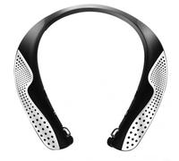 Zeroupshop Per altoparlante da collo sospeso 2 in 1 e auricolari wireless, cuffie stereo Blue-tooth con custodia di ricarica, cuffie sportive ergonomiche per gaming, corsa, viaggi, grigio