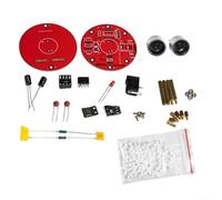 Zeroupshop per levitazione acustica kit fai da te modulo onda stazionaria elettronica scheda pratica di saldatura, per studenti esperimenti scientifici rosso 56x50mm (A)