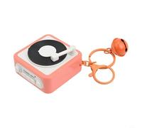 Zeroupshop per mini registratore vocale, registratore a nastro portatile per registrare parole d'amore e musica, per un facile funzionamento personalizzato per chiavi e ornamenti, rosso, giallo, verde