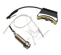Zeroupshop Per pickup ultra sottile per ukulele, con controllo del volume e tono piezo ad alta sensibilità, per strumenti acustici per installare una riproduzione del suono chiara in plastica