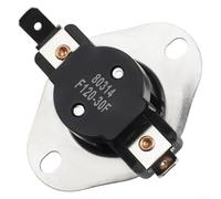 Zeroupshop Piastra limite bassa temperatura 80314 F120-30F per stufa Hot Blast 1300-1500, per VOGELZANG per stufe a legna ASHLEY Ripristino automatico, costruzione in acciaio inox