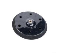 Zeroupshop Platorello di supporto a 6 fori da 9 pollici, con e, per levigatrice orbitale per cartongesso, piastra di ricambio per disco abrasivo in spugna morbida, 215 mm nero