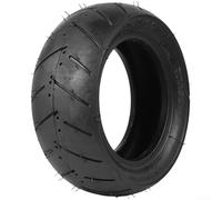 Zeroupshop Pneumatico posteriore per scooter elettrico 110/50-6.5, ruota esterna in gomma resistente all'usura con scanalature profonde per una presa sul bagnato, assorbimento degli urti, bassa