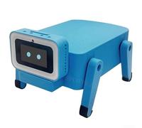 Zeroupshop Robot meccanico per cani conversazionale AI con display da 0,96 pollici e attivazione delle vibrazioni, simpatico modello Smart Pet per ESP32-Hi C3 per interattivo, 8 x 8 x 3 cm