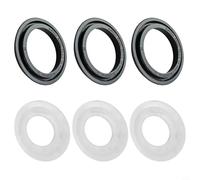 Zeroupshop Set di 2 guarnizioni di ricambio per cisterna Geberit a incasso, anello in gomma e guarnizione in silicone, kit di prevenzione delle perdite, per n. 240.282.00.1, 890.615 (set da 3)