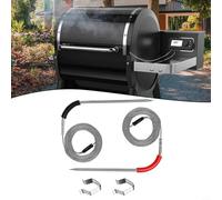 Zeroupshop Set di 2 sonde per carne per barbecue Weber, tra cui Connect, Smart Hub, Gas e Smokefire, termometro ad alta precisione a doppio ago per grigliare all'aperto