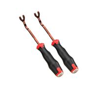 Zeroupshop Set di 2 strumenti professionali per la rimozione dei pannelli delle portiere dell'auto, 22-30,5 cm, kit di rimozione di rivestimenti interni auto, strumenti di smontaggio con barra in