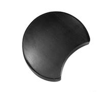 Zeroupshop Set di 4 supporti per cucchiaio e forchetta semicircolari, in metallo, con luna dorata, elegante decorazione da tavolo, per sala da pranzo, cucina, per pulire argento, oro, rosa (nero)