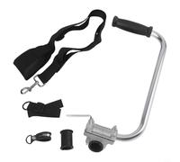 Zeroupshop Set di impugnature per tagliabordi, con tracolla imbottita in alluminio, asta di estensione per decespugliatori, design ergonomico riduce l'affaticamento della schiena, accessorio da
