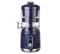 Zeroupshop Spremiagrumi elettrico con schermo LCD, stampa rapida one-touch per arance, limoni, lime, 95% resa di succo 12000 giri/min, facile da lavare, design rimovibile bianco (blu)