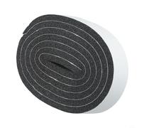 Zeroupshop Striscia sigillante per battenti, 2 m, insonorizzante, antivento, in spugna, per porte scorrevoli e finestre, nero (larghezza 3 cm) (nero, 3 cm, 1 rotolo)