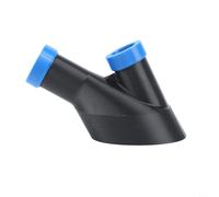 Zeroupshop Strumento di dettaglio automobilistico 2 in 1, doppio soffiatore d'aria e attacco per aspirapolvere con ugello ovale per la pulizia degli interni dell'auto, grande apertura da 8,9 x 5,7 cm