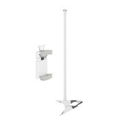 Zeroupshop Supporto flessibile a morsetto, per Tapo C200 C210 C220 C230 per HelloBaby Ring, supporto per telecamera di sicurezza senza attrezzi con braccio da 40 cm, nessun danno alla parete, bianco