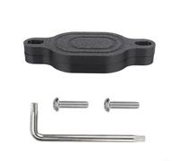 Zeroupshop Supporto per bici per Xiaomi Tag, per supporto bottiglia d'acqua PLA, accessorio sicuro antifurto per ciclismo, compatto 8 x 3,4 x 1 cm, clip di fissaggio nera