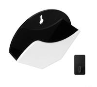Zeroupshop Supporto per filtro da caffè in acrilico trasparente, montaggio a parete, organizer per filtri da caffè a cono e filtri rotondi con kit di installazione (B)
