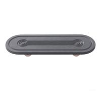 Zeroupshop Tappetino scolapiatti moderno grigio 30 x 10 cm per lavello da | Elegante finitura grigia, look minimalista, si abbina a un arredamento moderno, elegante accessorio da cucina