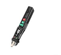 Zeroupshop Tester di tensione senza contatto, rilevatore CA 12-1000 V con display LCD, identificazione del filo live/neutro, rilevatore breakpoint, sensibilità regolabile e torcia elettrica per