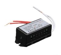 Zeroupshop Trasformatore elettronico AC220 V a AC12 V per lampadine allo xeno G4, alloggiamento in metallo, supporto dimmerabile, design compatto, tensione di uscita stabile, basso rumore, facile