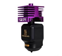 Zeroupshop Ugello in acciaio temprato con rivestimento MPVD per Bambu Lab P1P P1S X1C X1E A1 A1 H2D H2S, anti-stampante 3D per aggiornamento per PETG ABS, viola (0,4 mm)