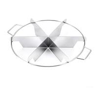 Zeroupshop Utensile divisore per torte in acciaio inox per 6 7 9 parti uguali taglierina circolare per torte rotonde pizza pane a strati accessori da cucina (6 tagli)