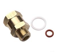 Zeroupshop Valvola di sicurezza in ottone, 0,6 cm, per macchine da caffè | Adatto per gruppi E61, filettatura da 0,6 cm, corpo in ottone, nucleo in PTFE, previene problemi di sovratensione