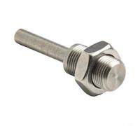 Zeroupshop Z011 Set di mandrini per trapano in metallo professionali con design a tre ganasce e quattro ganasce in lega di zinco mandrino per tornio manuale con asta di collegamento per trapano