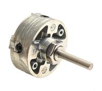 Zeroupshop Z011 - Set di mandrini professionali in metallo con design a tre ganasce e quattro ganasce in lega di zinco, mandrino per tornio manuale con asta di collegamento per trapano elettrico