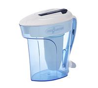 ZeroWater Caraffa filtrante per acqua 2,8L , filtro e misuratore della qualitá dell'acqua inclusi, Plastica priva di BpA e certificato per la Riduzione di Piombo e Altri Metalli Pesanti