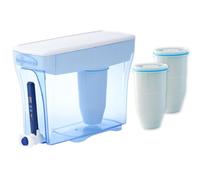 ZeroWater Combo Distributore di acqua filtrata 5,4 L, 3 filtri e misuratore della qualitá dell'acqua inclusi, Plastica priva di BpA e certificato per la Riduzione di Piombo e Altri Metalli Pesanti