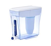 ZeroWater Distributore di filtro dell'acqua a 5 st misuratore TDS, certificato IAPMO per ridurre PFOA/PFOS, fluoruro, piombo e altri metalli pesanti, senza BPA