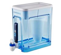 ZeroWater Distributore di filtro dell'acqua a 5 stadi pronto da leggere da 22 tazze con lettura istantanea - Certificato TDS IAPMO 0 per ridurre piombo, cromo e PFOA/PFOS
