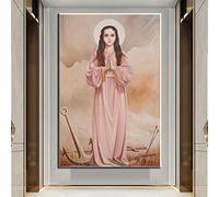 ZEROY Bella Arte Decorazione della Parete Dea Santa Filomena Poster Tela Pittura Arte della Parete Immagine per Soggiorno Decorazione Domestica 50x70cm (20x28in) Senza Cornice